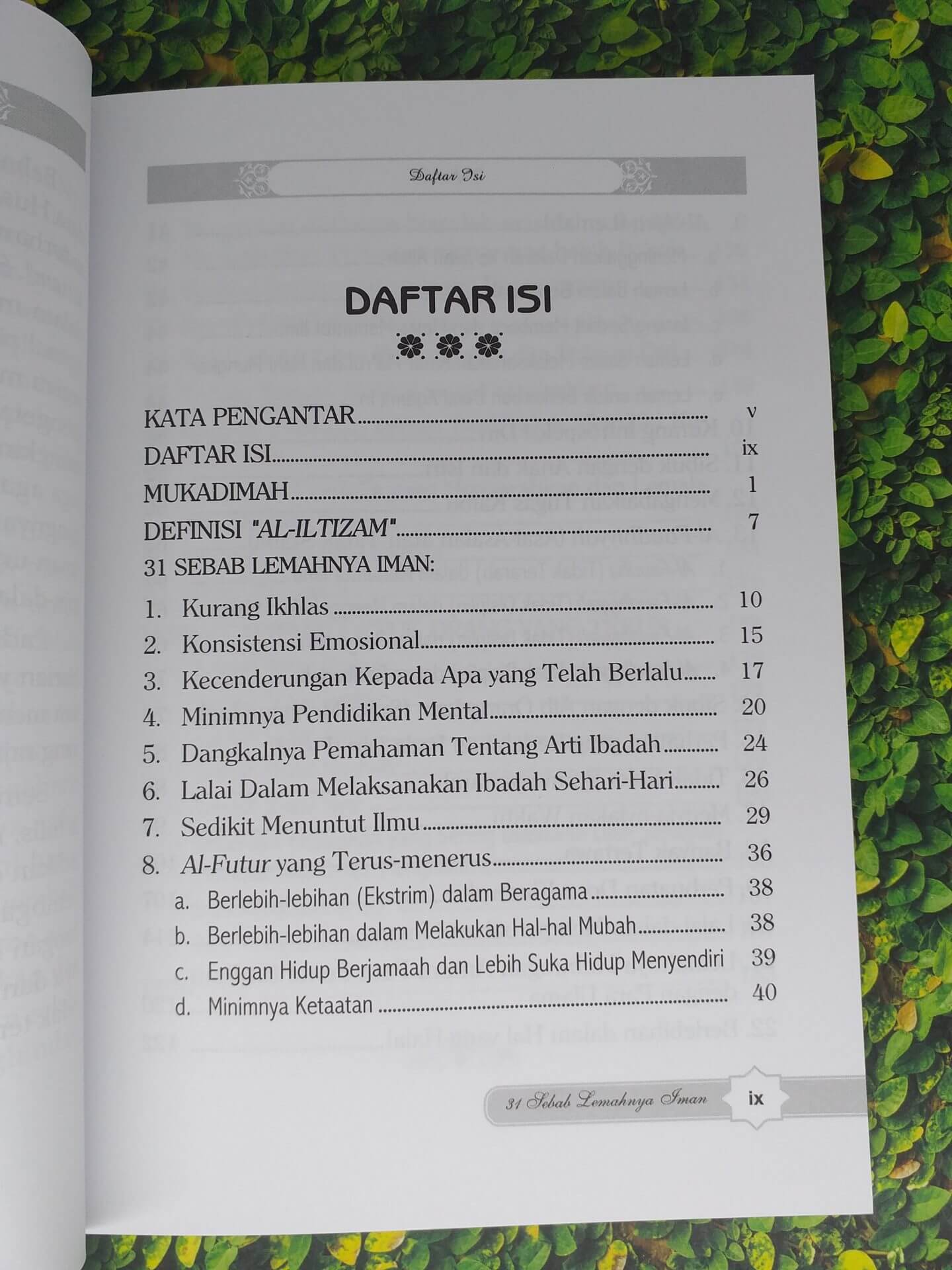 31 Sebab Lemahnya Iman - Gambar 2