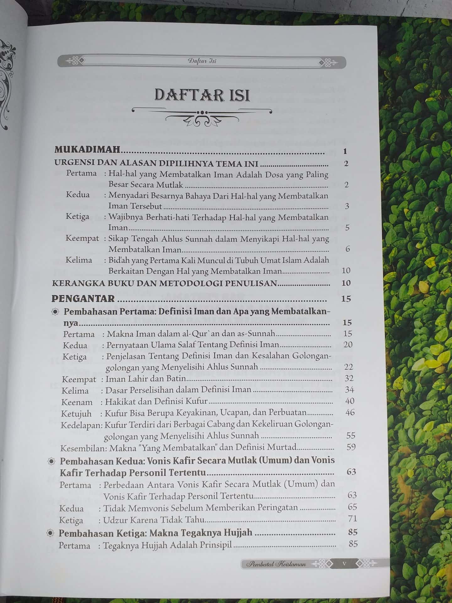 Keyakinan, Ucapan...PEMBATAL KEISLAMAN - Gambar 2