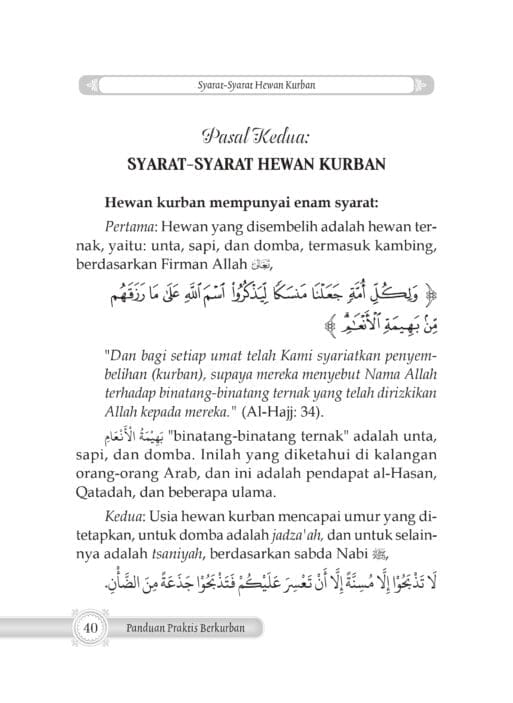 Keutamaan 10 Hari Pertama Bulan Dzulhijjah & Hari-hari Tasyriq dan Panduan Praktis Berkurban - Gambar 6