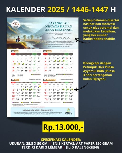 Kalender 2025 (Bukan Kalender Biasa)